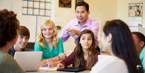 Teacher and Students